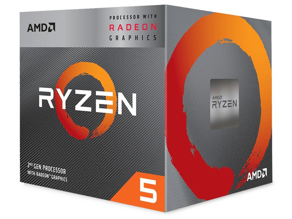 AMD Ryzen 5 3400G With Wraith Stealth cooler (4C8T,3.7Hz,65W) BOX   (YD3400C5FHSBX)