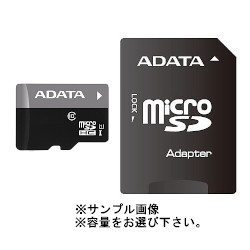 Premier microSDHCJ[h64GB UHS-I CLASS10 SDϊA_v^[t(AUSDX64GUICL10-RA1)