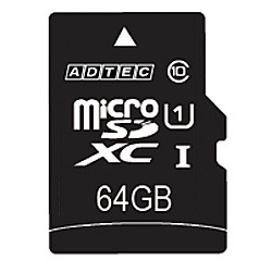 microSDXCJ[h 64GB UHS-1 CLASS10 AD-MRXAM64G/U1