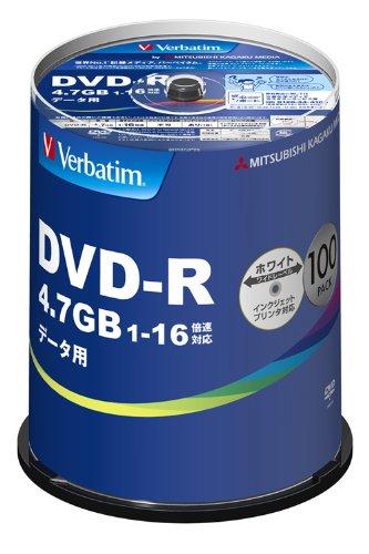 Verbatim DHR47JP100V4 [DVD-R 16{ 100g] DVD-R(Data) 1L^p 4.7GB 1-16{ 100XshP[X100P IJPΉ(DHR47JP100V4) OHwfBA