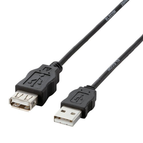 GR USBP[u RoHSwߏ USB A IX-USB A X 2.0m ubN USB-ECOEA20
