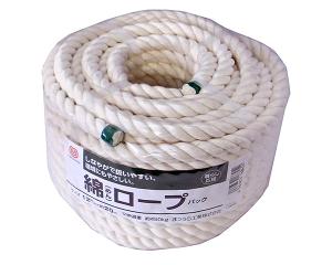  綿ロープ(M)12ミリX20M 丸巻パック