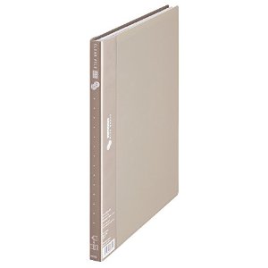 クリアファイル　A4S　40P　グレー FC-124SI 1冊