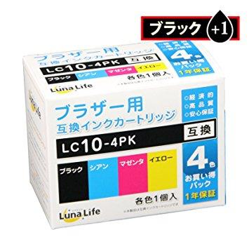 Luna Life uU[p ݊CNJ[gbWLC10-4PK ubN1{܂t 5{pbNLN BR10/4P BK+1