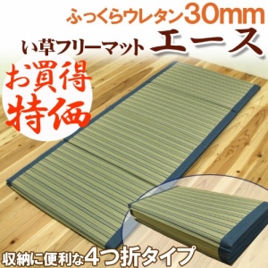 Ecjoy イケヒコ コーポレーション コンパクト い草ごろ寝マット エース 四折 ブルー 80 180cm 中材 ウレタン30mm 特価 6 217 Ecjoy イケヒコ コーポレーション コンパクト い草ごろ寝マット エース 四折 ブルー 80 180cm 中材 ウレタン30mm 特価 6 217