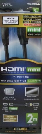 05-0287 HDMI 1.4~jP[u 2m VIS-C20M-K OHM I[d@