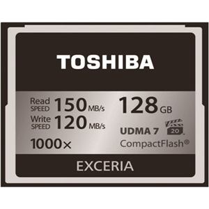 EXCERIA CF-EZ128 [128GB] RpNgtbVJ[h 128GB EXCERIA 1000{ (őǏox150MB/s ő发x120MB/s) (Ki) CF-EZ128 TOSHIBA 