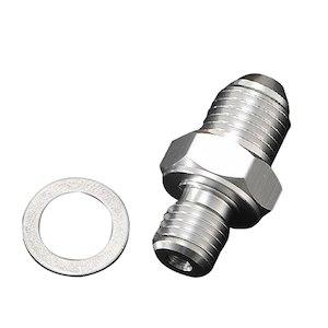 M10 P1.25 BANJO UNION EARL'S #6 SILVER@(950092-03)