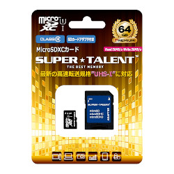 ST64MSU1P [64GB] UHS-I Class10 Ή microSDHC/XCJ[h 64GB (ST64MSU1P) SUPER TALENT