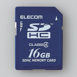 SDHCJ[h Class4 16GB @lp ȈՃpbP[W MF-FSD016GC4 H MF-FSD016GC4/H 1pbN ELECOM GR