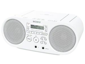  ソニー SONY CDラジオ ZS-S40 : FM/AM/ワイドFM対応 ホワイト ZS-S40 W