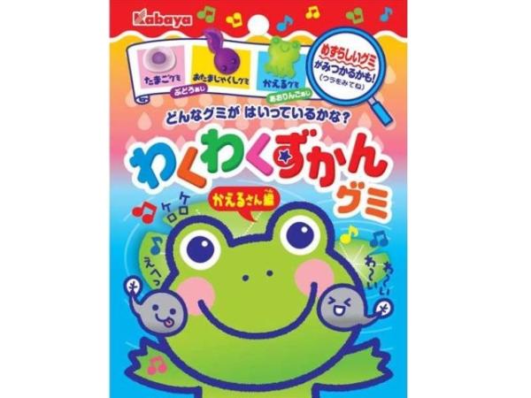 Ecjoy カバヤ わくわくずかんグミかえるさん 50g 入数10 Ecjoy カバヤ わくわくずかんグミかえるさん 50g 入数10
