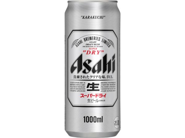 【ECJOY!】 アサヒビール アサヒ スーパードライ 缶 1L(1000ml)×12 ****** 販売単位 1セット(12ヶ入
