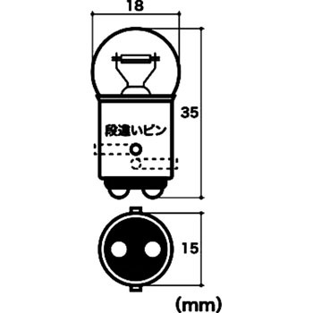 G18 BAY15D 12V21W/5Wًݼށ@ذײݳݶ2ًp2@iԁF00-05-0275