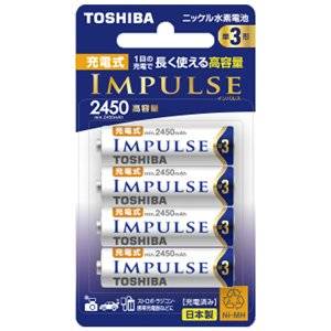 IMPULSE TNH-3AH 4P jbPfdr [dIMPULSE eʃ^Cv P3`[dr(min.2,450mAh) 4{ TNH-3AH4P TOSHIBA 