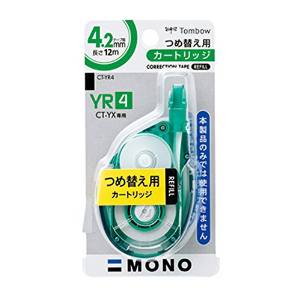 □ 修正テープカートリッジ 【10個入】 (CT-YR4X10) トンボ鉛筆