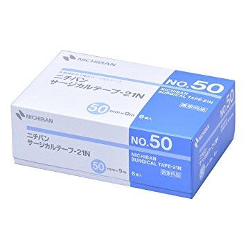 サージカルテープ21NNo.50 STN50(50MMX9M)6カン