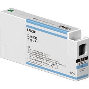 コピー 激安 EPSON インクカートリッジ(ライトシアン/150ml)(SC9LC15 