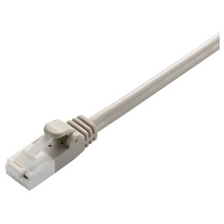 RoHS LANケーブル/CAT5E/爪折防止/2m/ライトグレー/簡易パッケージ(LD-CTT/LG2/RS)