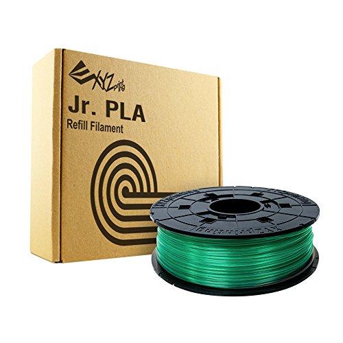  ダヴィンチ Jr. 専用 フィラメント(PLA樹脂)　クリアグリーン RFPLCXJP04B 1個