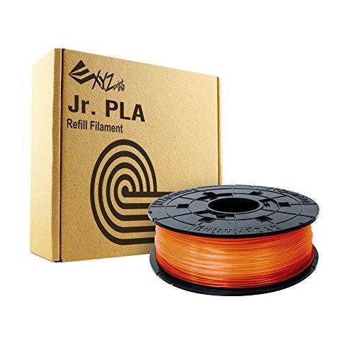  ダヴィンチ Jr. 専用 フィラメント(PLA樹脂)　クリアオレンジ RFPLCXJP07F 1個