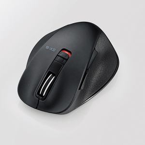  BlueLEDマウス/握りの極み/Sサイズ/Bluetooth/5ボタン/ブラック(M-XGS10BBBK)