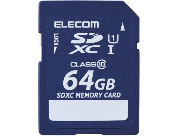 MF-FSD064GC10R [64GB] SDXCJ[h@f[^T[rXt@Class10@64GB  MF-FSD064GC10R 1 ELECOM GR