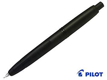 パイロット キャップレス マットブラック EF 極細字 18K インク付き PILOT（文具） 【在庫品】パイロット万年筆 キャップレス マット