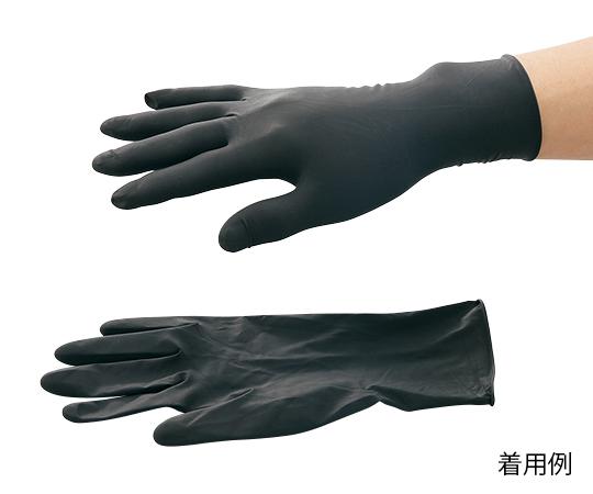 ラテックス手袋 ビューティーBLACK Mサイズ GB03 M 1箱(50枚入)