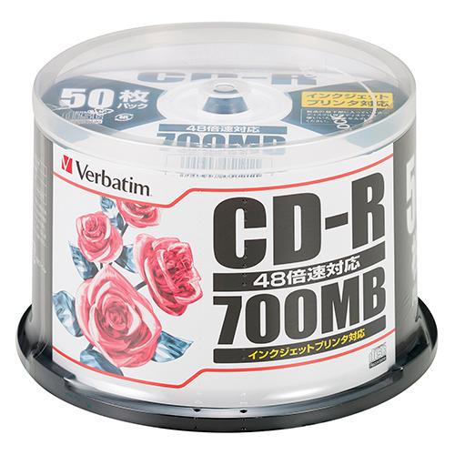 CD-R 700MB 4`48{Ή 50XshP[X\zCg[x SR80PP50
