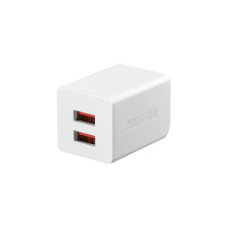 BSMPA2402P2WH [zCg] BSMPA2402P2WH AC-USB 2.4A USBx2 zCg(BSMPA2402P2WH) BUFFALO obt@[