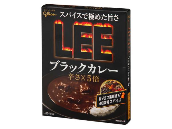 ECJOY!】 GLICO グリコ ビーフカレーLEE(リー) ブラックカレー 辛さ5倍