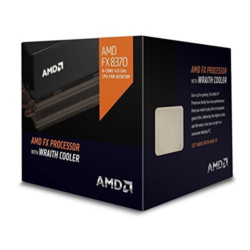 FX-8370 BOX with Wraith Cooler AMD FX-8370, with AMD Wraith Cooler(FD8370FRHKHBX)