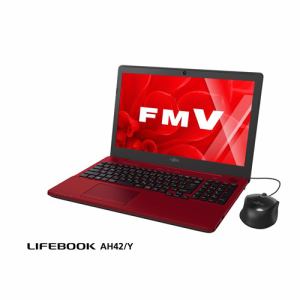 LIFEBOOK AH42/Y レッド ECJOY!】 FUJITSU 富士通 FUJITSU FMVA42YR LIFEBOOK AH42/Y ルビー
