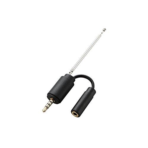 スマートフォン用ロッドアンテナ アダプタタイプ ブラック  MPA-35ATRBK