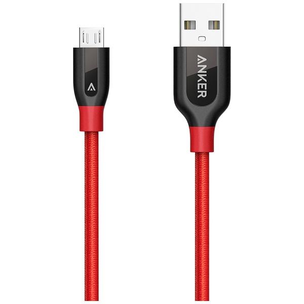 Anker PowerLine+ Micro USBP[u (90cm) red A8142091(A8142091)