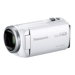  Panasonic HDビデオカメラ V480MS 32GB 高倍率90倍ズーム ホワイト HC-V480MS-W