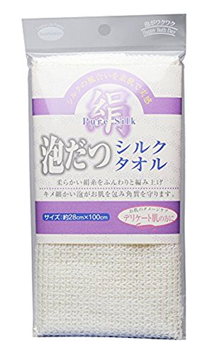 泡立つシルクタオル 511256
