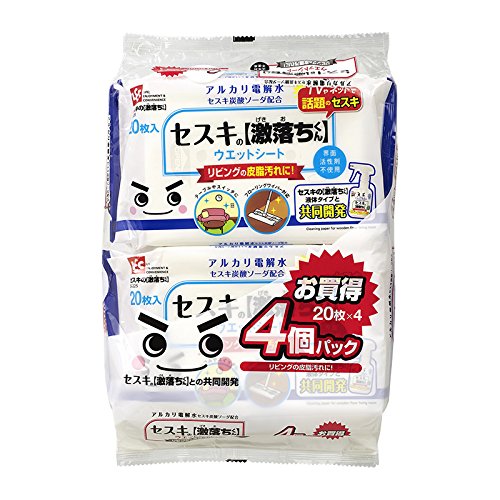 セスキの激落ちくんシート フローリング用 20枚入×4個パック SS-292 004781048