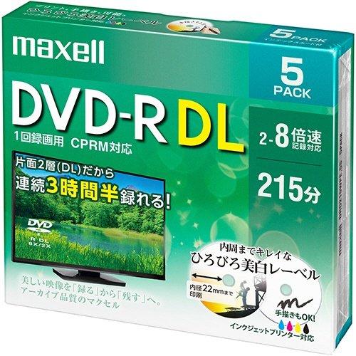 ^pDVD-R DL 215 2-8{ 5mmXP[X5pbN@DRD215WPE.5S