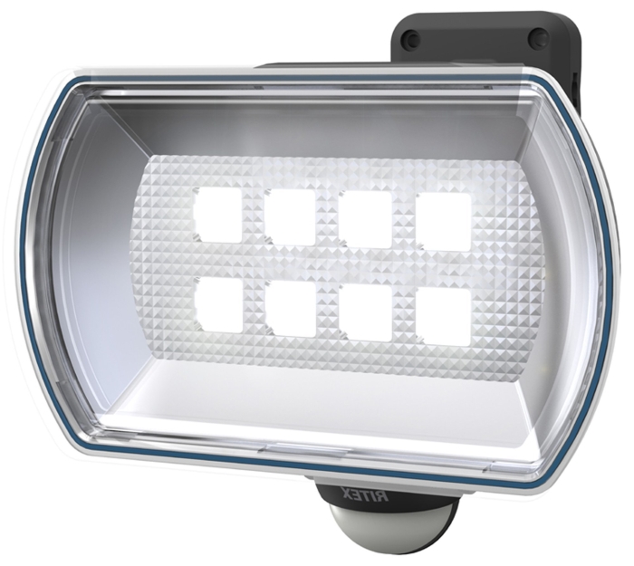  ムサシ(ライト)_N 4.5Wワイド フリーアーム式LED乾電池センサーライト LED-150