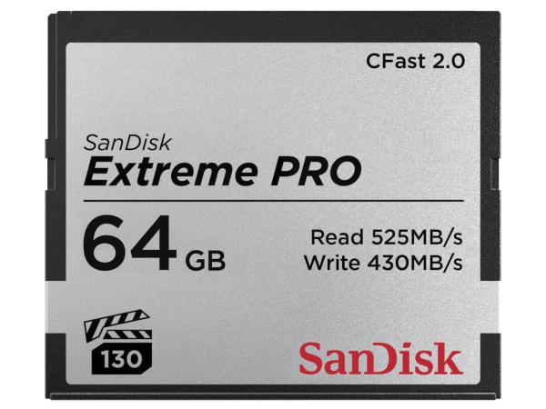  SanDisk エクストリーム プロ CFast 2.0 カード 64GB SDCFSP-064G-J46D(SDCFSP-064G-J46D)