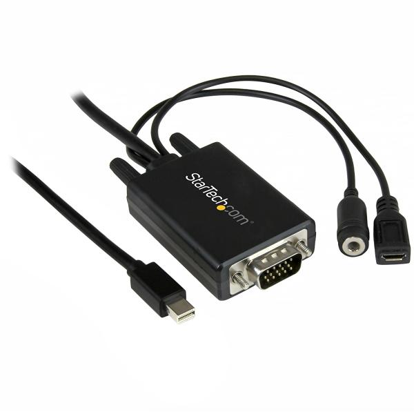 Mini DisplayPort - VGAϊA_v^P[u 3m I[fBIΉ ~jfBXvC|[g/mini DP(IX) -VGA/AiORGB(IX) ϊRo[^ 1920x1200 MDP2VGAAMM3M