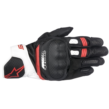 yKwOɎdlmFzSP-5 LEATHER GLOVE 123 BK WH RD M