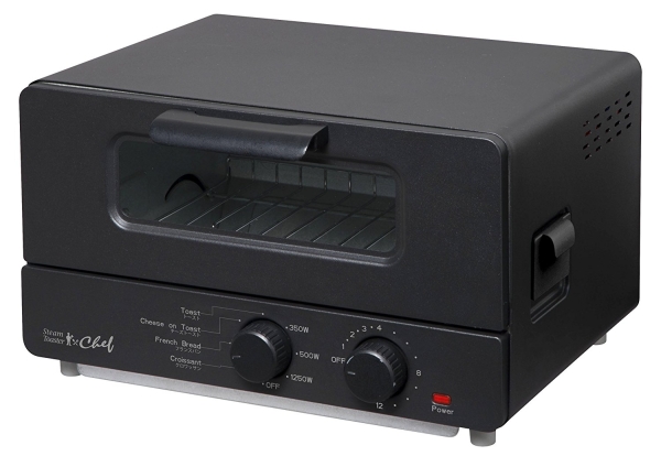 ECJOY!】 トレードワン スチームトースター 『chef』 ブラック