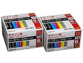 Luna Life  Lmp BCI-371XL+370XL/6MP ݊CNJ[gbW p2Zbg LN CA370+371/6P *2PCS