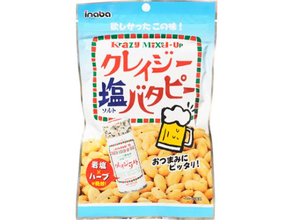 ECJOY!】 稲葉ピーナツ クレイジーソルトバタピー125g(入数12)