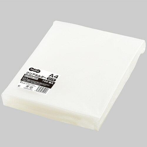 クリアホルダー エコノミータイプ A4 厚さ0.15mm 1パック(100枚)(ECHA4-100)
