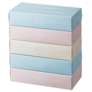 ティッシュペーパー Pastel 150組/箱 1パック(5箱)(PA150W5P)