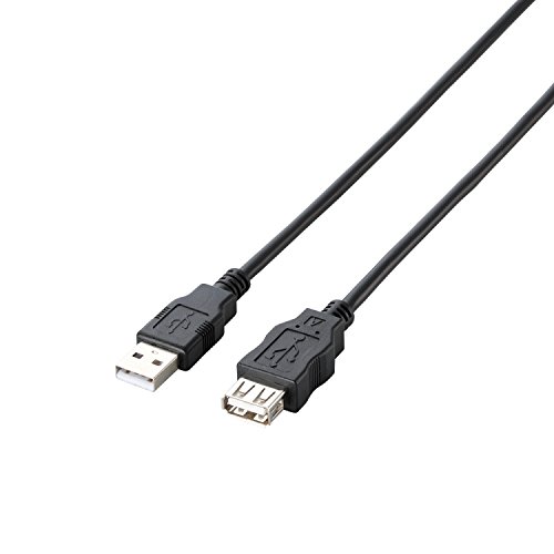 U2C-JE50BK (5m) EURoHSwߏGR USB2.0 AIX-AX^Cv P[u 5m ubN 5411165 ELECOM GR